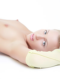 Lory is looking hot in nothing but her green top today.